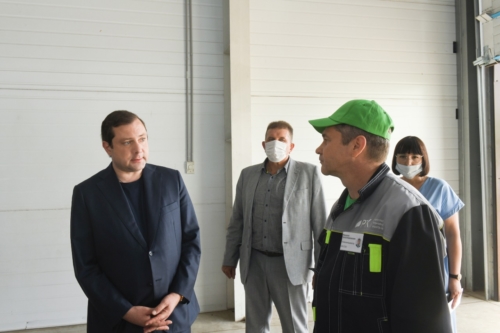 Governor of the Smolensk region Alexey Ostrovsky visited the production site of the rpc Group of Companies